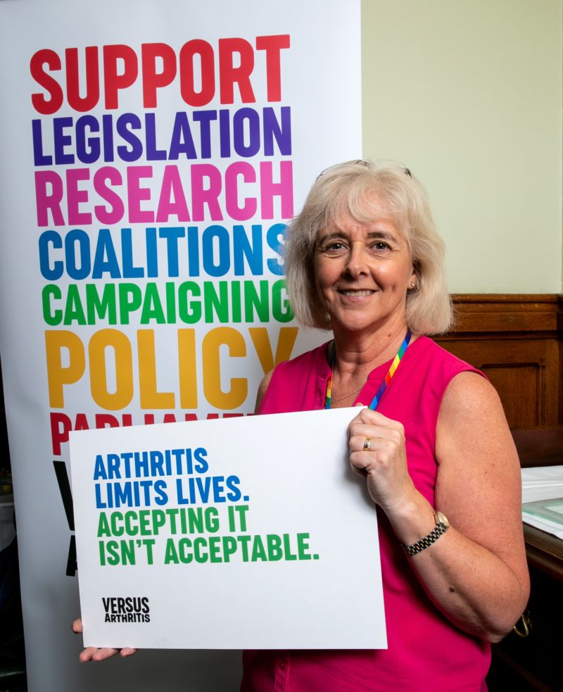 Ruth visited the Versus Arthritis event in Parliament