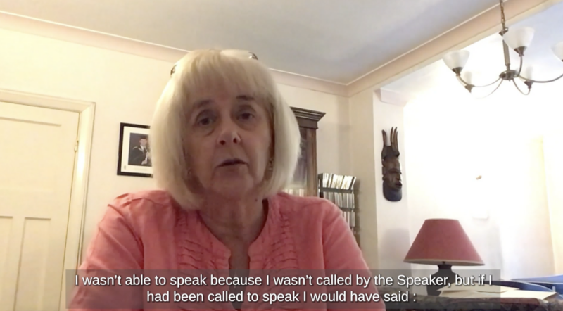 Video Screenshot of Ruth Jones MP