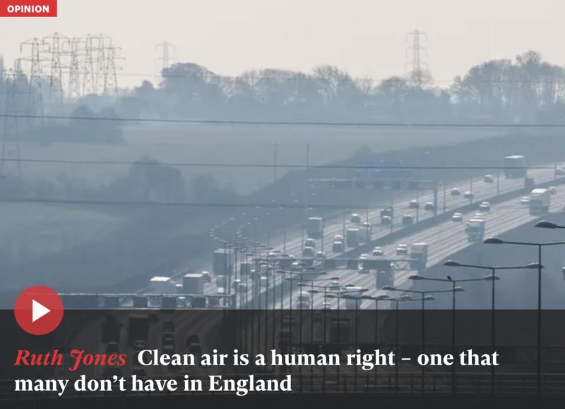 Clean air is a human right 