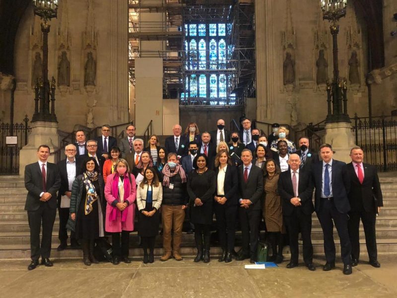 MPs stand in solidarity after the debate on Nazanin